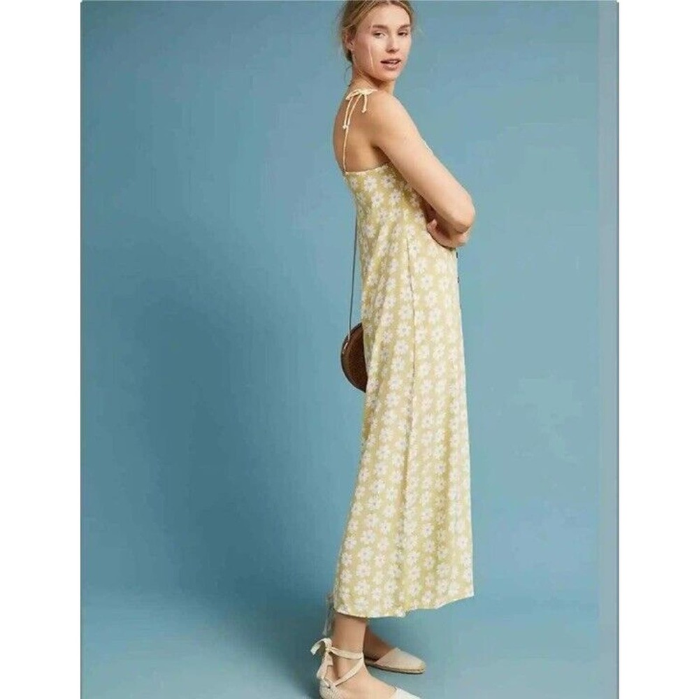 Faithfull the Brand Yellow Floral Midi Dress - Picture 4 of 10